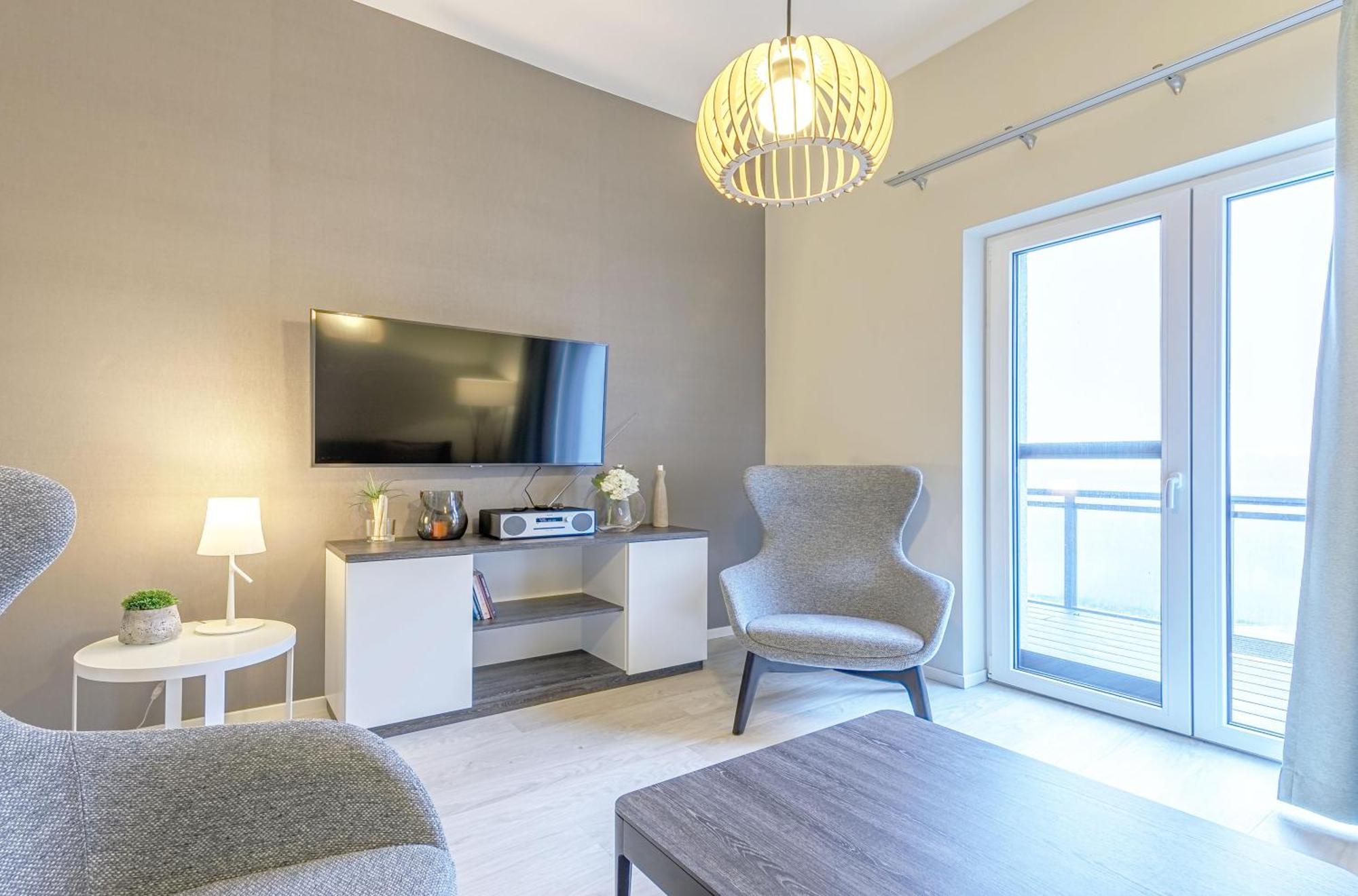 Ferienwohnung Ostseeblick Mit Balkon Wustrow  Exterior foto